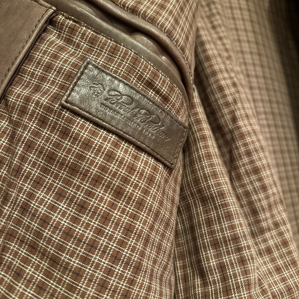 Brooks Brothers Men’s Leather Coat XL - Picture 4 of 5